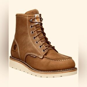 Carhartt women’s wedge sole waterproof steal toe Moc work boots